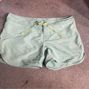 Patagonia Women's Light Green Board Shorts
